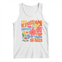 No Kings Wildflower Protest Tank Top No Fascists No Tyrants No Nazis