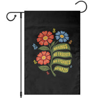 Wildflower Protest Freedom Gift Garden Flag No Kings No Fascists No Tyrants