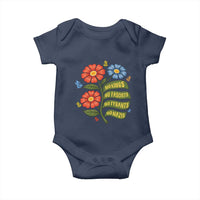 Wildflower Protest Freedom Gift Baby Onesie No Kings No Fascists No Tyrants