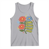 Wildflower Protest Freedom Gift Tank Top No Kings No Fascists No Tyrants