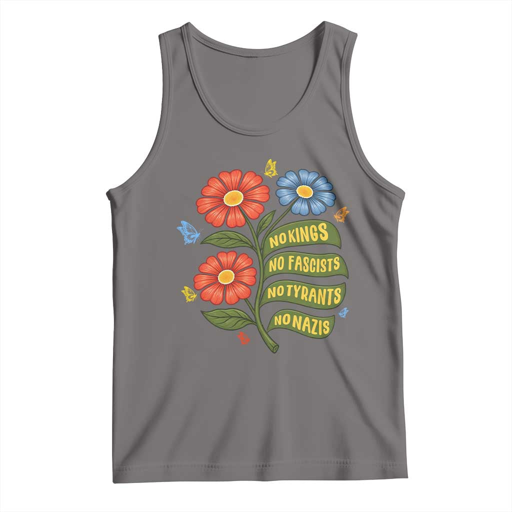 Wildflower Protest Freedom Gift Tank Top No Kings No Fascists No Tyrants