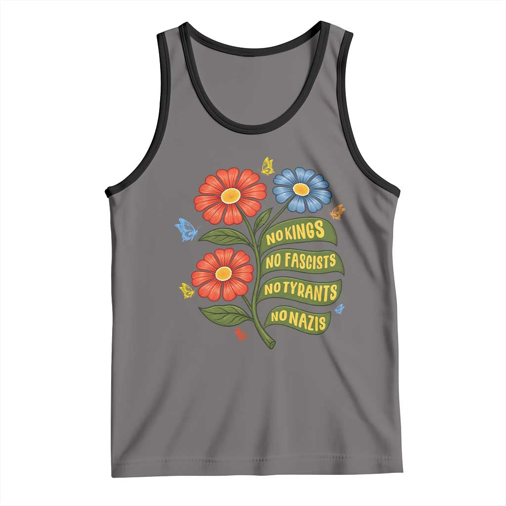 Wildflower Protest Freedom Gift Tank Top No Kings No Fascists No Tyrants