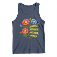 Wildflower Protest Freedom Gift Tank Top No Kings No Fascists No Tyrants