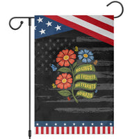 Wildflower Protest Freedom Gift Garden Flag No Kings No Fascists No Tyrants