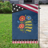 Wildflower Protest Freedom Gift Garden Flag No Kings No Fascists No Tyrants