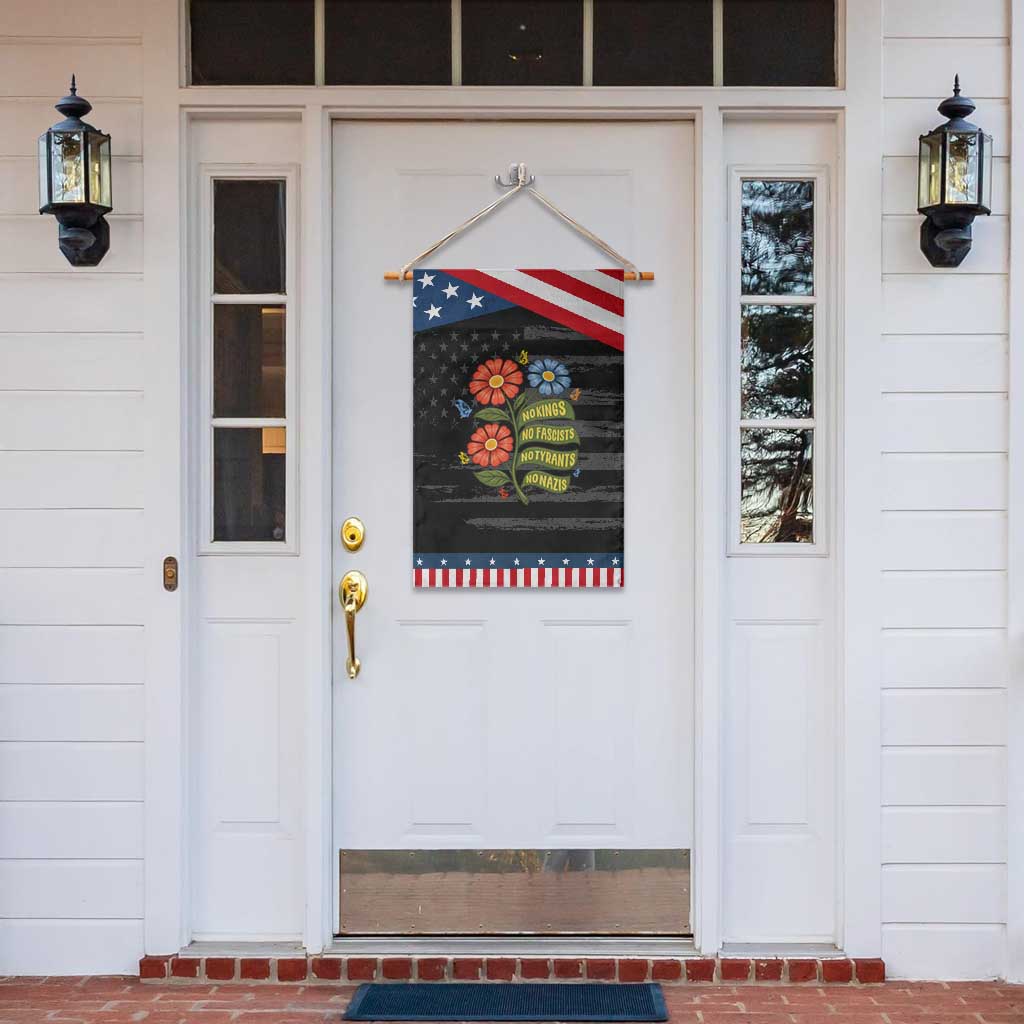 Wildflower Protest Freedom Gift Garden Flag No Kings No Fascists No Tyrants