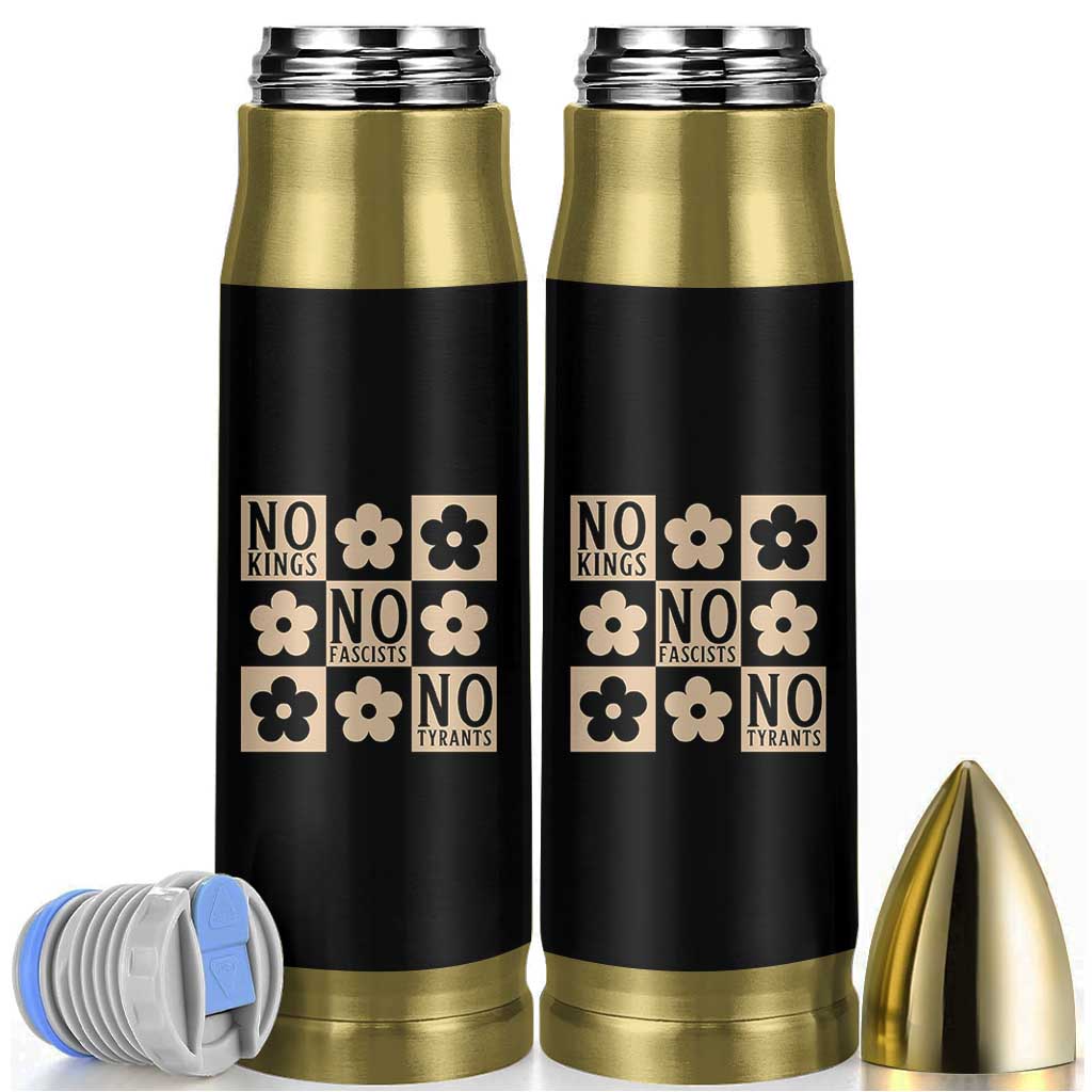 No Kings Wildflower Retro Boho Floral Bullet Tumbler