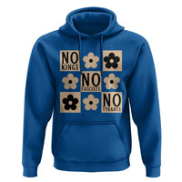 No Kings Wildflower Retro Boho Floral Hoodie