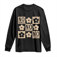No Kings Wildflower Retro Boho Floral Long Sleeve Shirt
