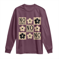 No Kings Wildflower Retro Boho Floral Long Sleeve Shirt