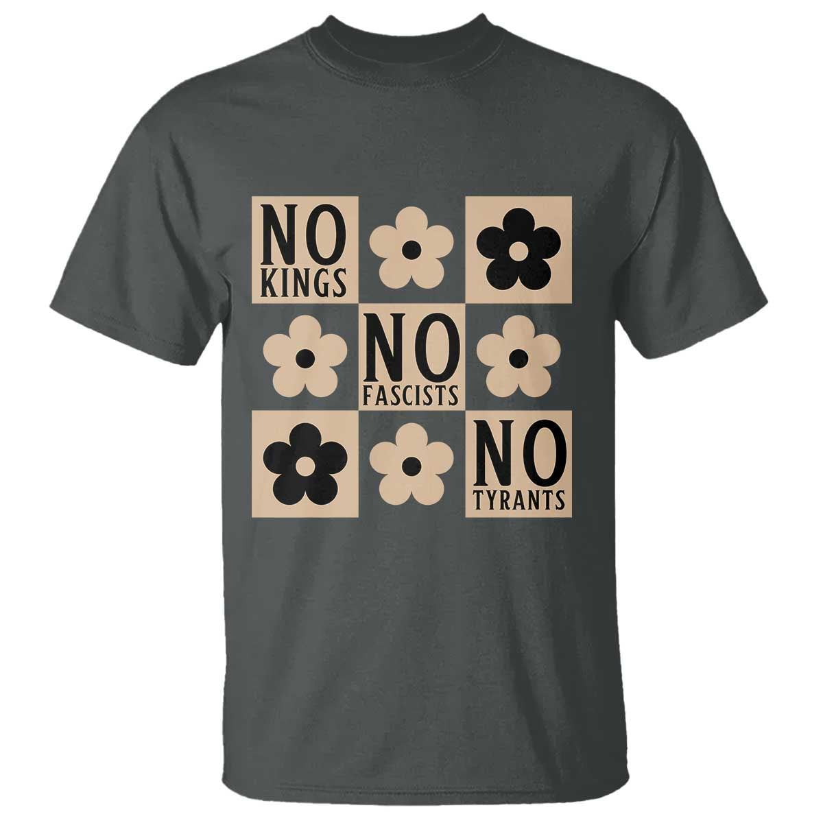 No Kings Wildflower Retro Boho Floral T Shirt