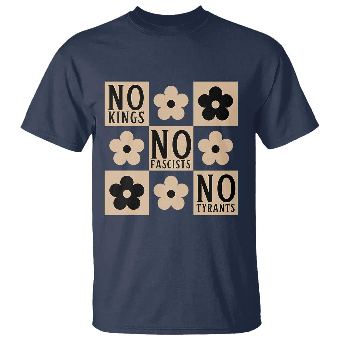 No Kings Wildflower Retro Boho Floral T Shirt
