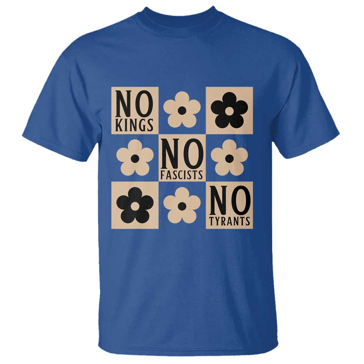 No Kings Wildflower Retro Boho Floral T Shirt