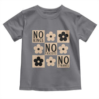 No Kings Wildflower Retro Boho Floral Toddler T Shirt