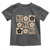 No Kings Wildflower Retro Boho Floral Toddler T Shirt