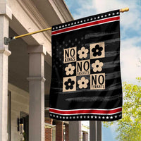 No Kings Wildflower Retro Boho Floral Garden Flag