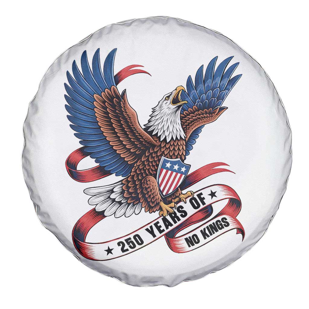No Kings Spare Tire Cover USA 250th Anniversary Freedom Eagle