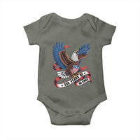 No Kings Baby Onesie USA 250th Anniversary Freedom Eagle