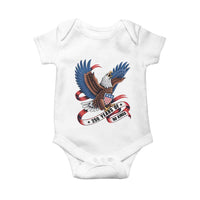 No Kings Baby Onesie USA 250th Anniversary Freedom Eagle