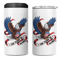 No Kings 4 in 1 Can Cooler Tumbler USA 250th Anniversary Freedom Eagle