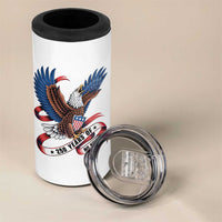 No Kings 4 in 1 Can Cooler Tumbler USA 250th Anniversary Freedom Eagle