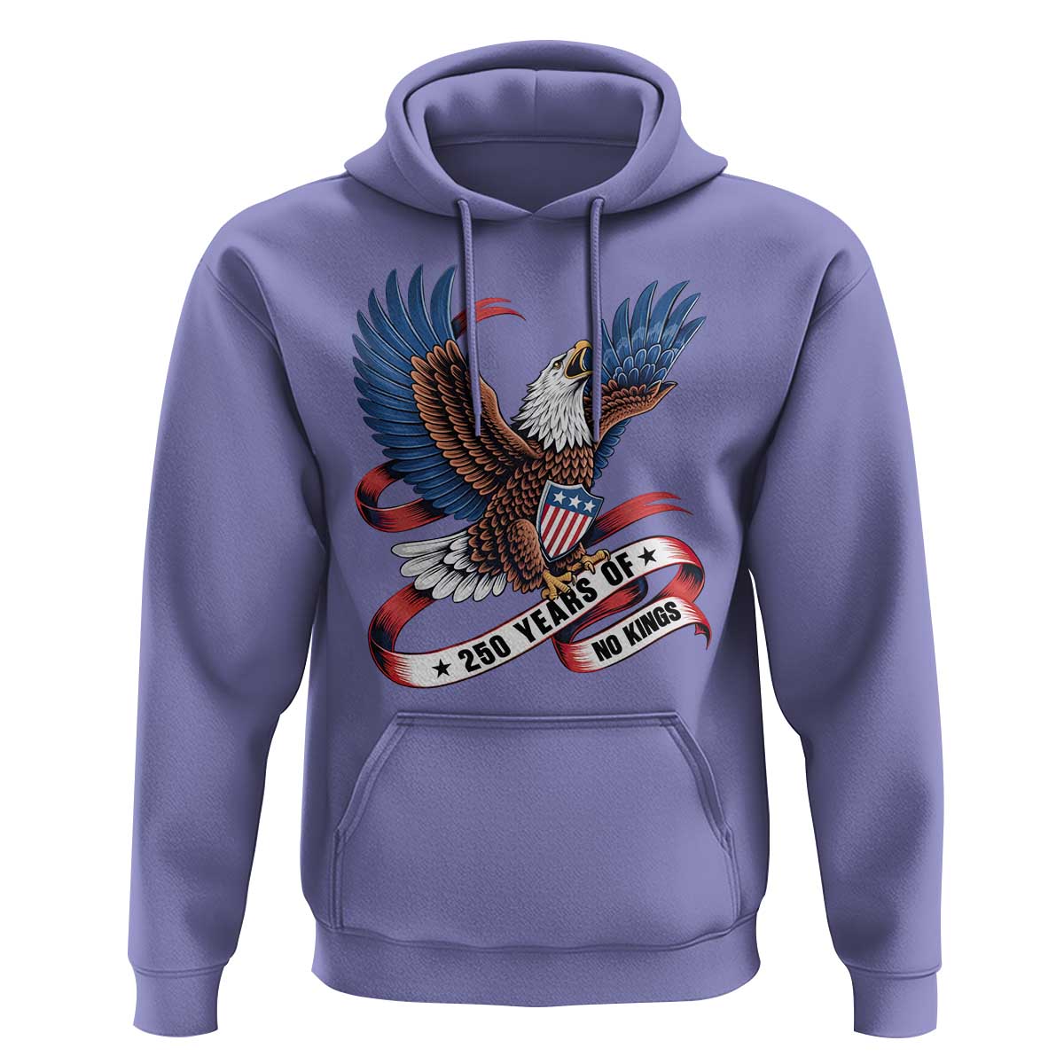 No Kings Hoodie USA 250th Anniversary Freedom Eagle