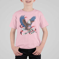 No Kings T Shirt For Kid USA 250th Anniversary Freedom Eagle