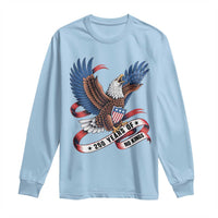 No Kings Long Sleeve Shirt USA 250th Anniversary Freedom Eagle