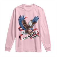 No Kings Long Sleeve Shirt USA 250th Anniversary Freedom Eagle