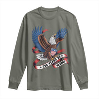 No Kings Long Sleeve Shirt USA 250th Anniversary Freedom Eagle