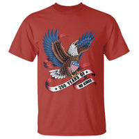 No Kings T Shirt USA 250th Anniversary Freedom Eagle