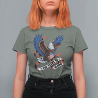 No Kings T Shirt For Women USA 250th Anniversary Freedom Eagle