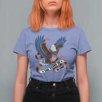 No Kings T Shirt For Women USA 250th Anniversary Freedom Eagle