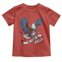 No Kings Toddler T Shirt USA 250th Anniversary Freedom Eagle