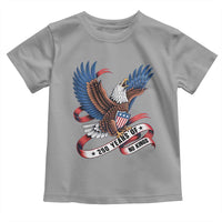 No Kings Toddler T Shirt USA 250th Anniversary Freedom Eagle