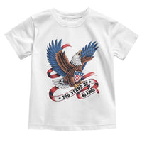 No Kings Toddler T Shirt USA 250th Anniversary Freedom Eagle