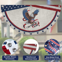 250 Years of No Kings Patriotic Fan Flag USA 250th Anniversary Freedom Eagle