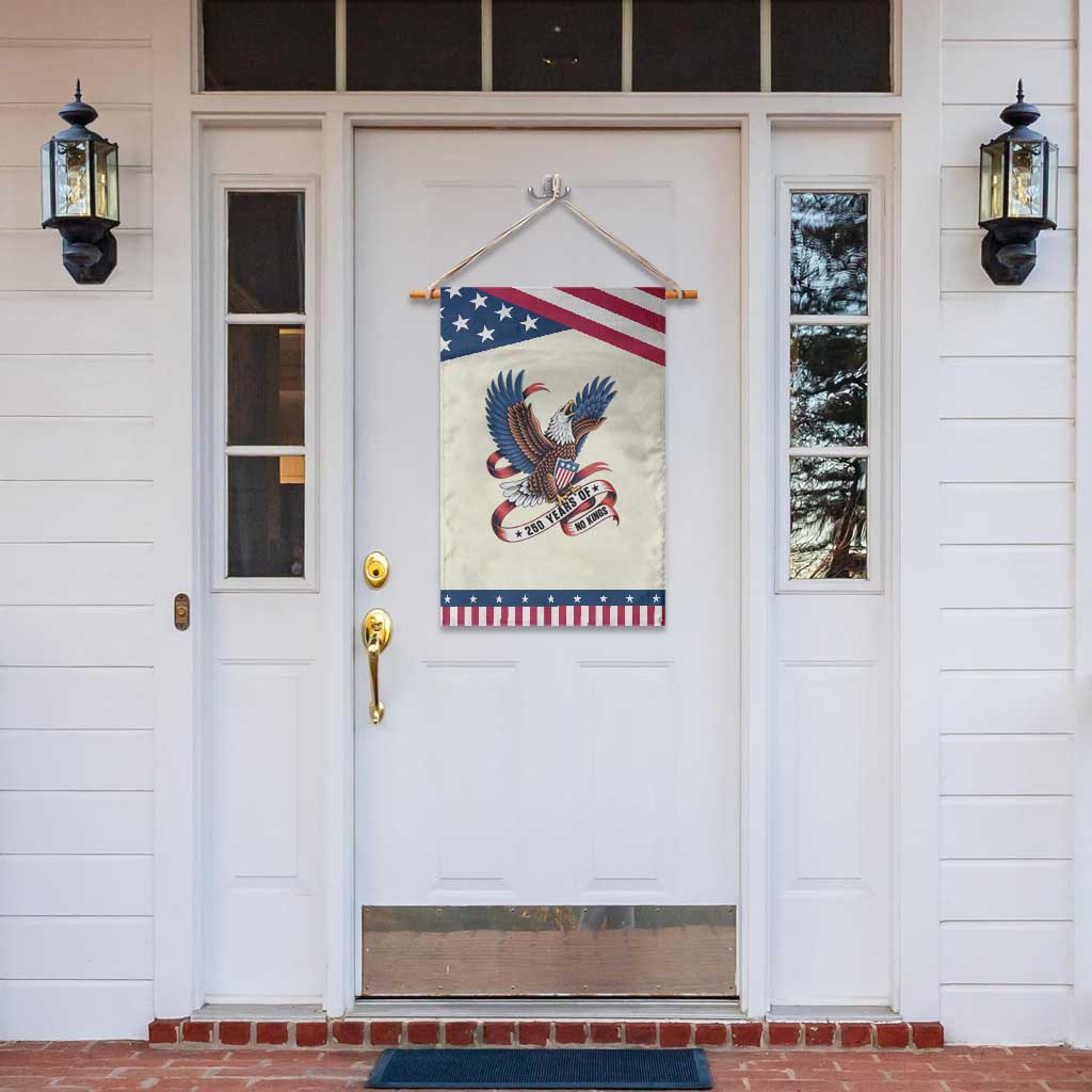 250 Years of No Kings Garden Flag USA 250th Anniversary Freedom Eagle