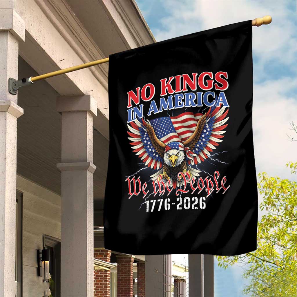 We The People No Kings In America Garden Flag 250 Years America Anniversary Vintage American Flag