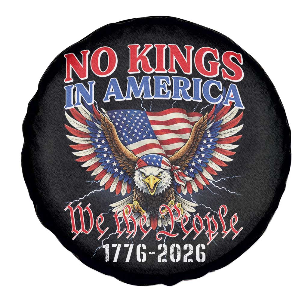 We The People No Kings In America Spare Tire Cover 250 Years America Anniversary Vintage American Flag