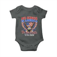 We The People No Kings In America Baby Onesie 250 Years America Anniversary Vintage American Flag