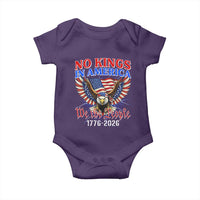 We The People No Kings In America Baby Onesie 250 Years America Anniversary Vintage American Flag