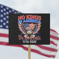 We The People No Kings In America Protest Sign 250 Years America Anniversary Vintage American Flag