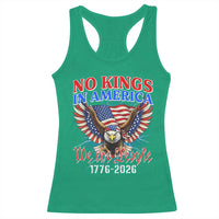 We The People No Kings In America Racerback Tank Top 250 Years America Anniversary Vintage American Flag