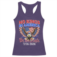 We The People No Kings In America Racerback Tank Top 250 Years America Anniversary Vintage American Flag