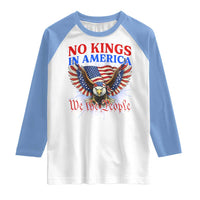 We The People No Kings In America Raglan Shirt 250 Years America Anniversary Vintage American Flag