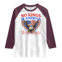 We The People No Kings In America Raglan Shirt 250 Years America Anniversary Vintage American Flag