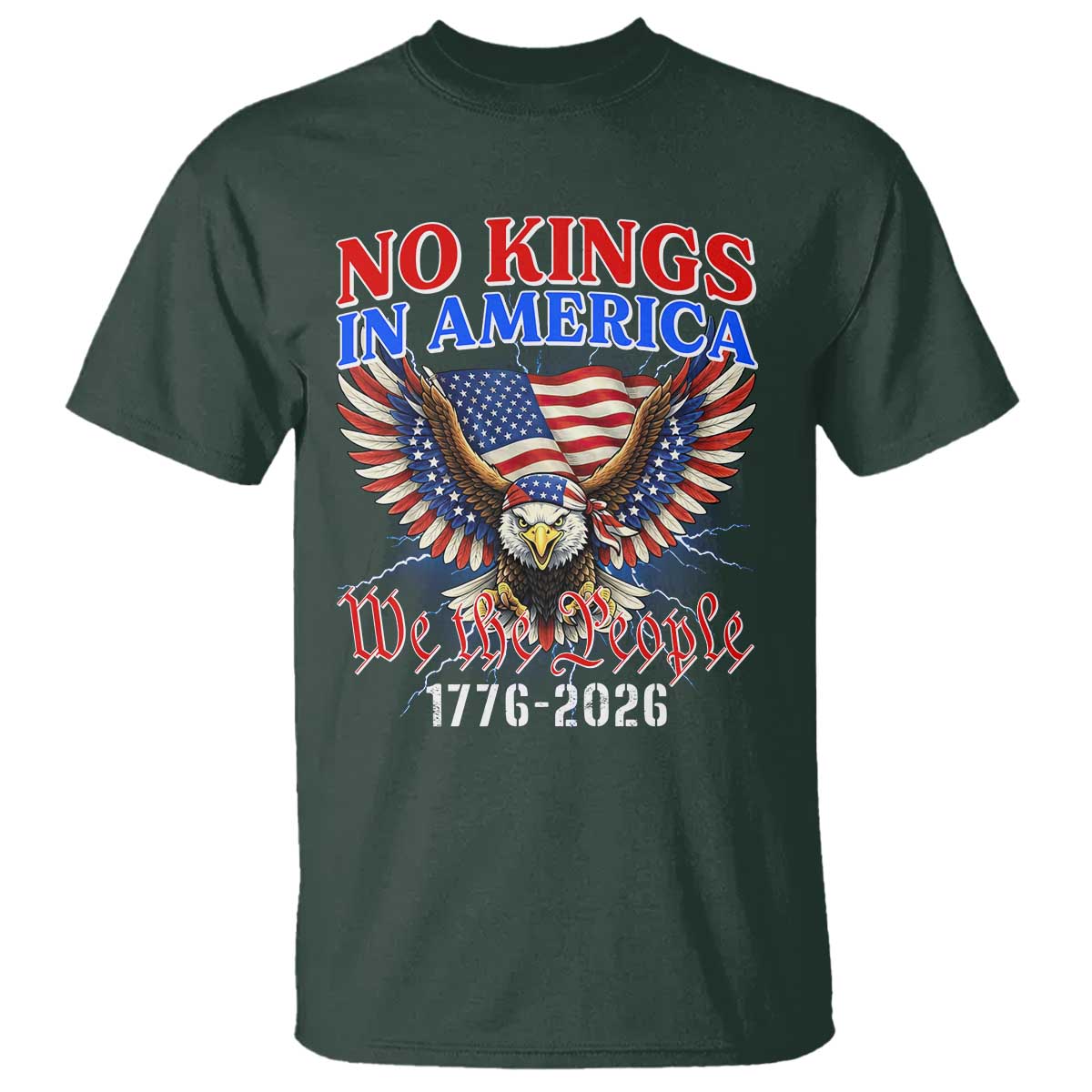 We The People No Kings In America T Shirt 250 Years America Anniversary Vintage American Flag