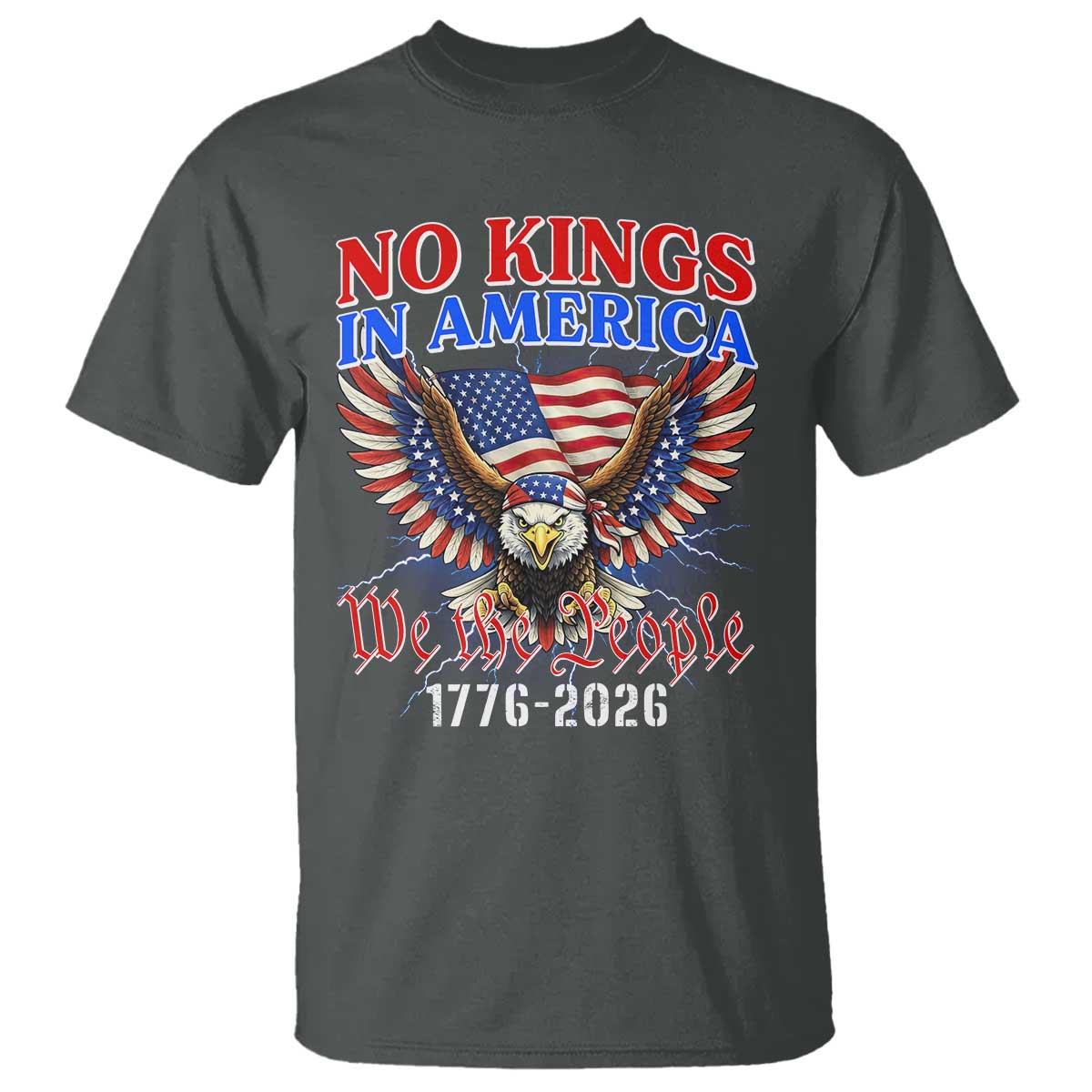 We The People No Kings In America T Shirt 250 Years America Anniversary Vintage American Flag