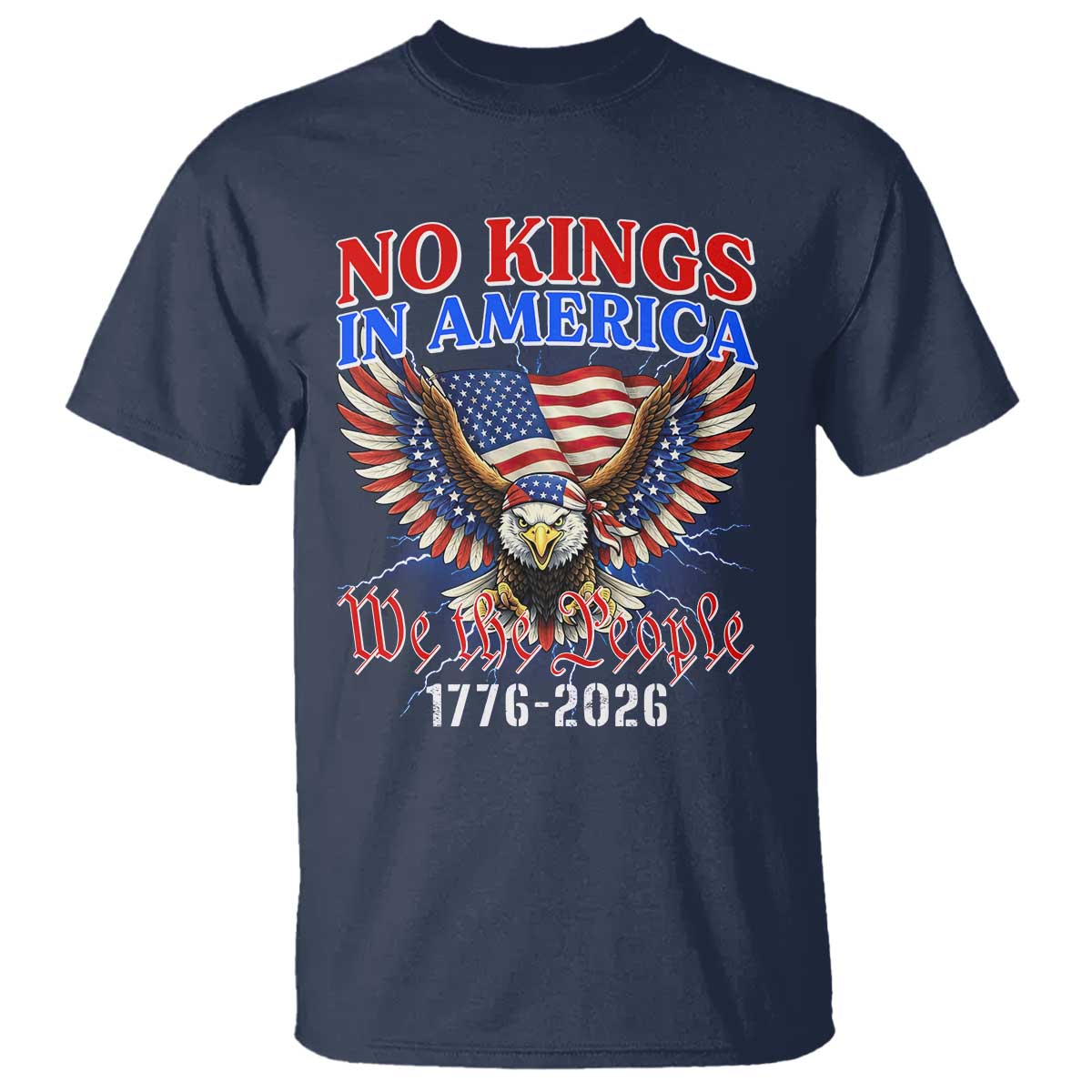 We The People No Kings In America T Shirt 250 Years America Anniversary Vintage American Flag